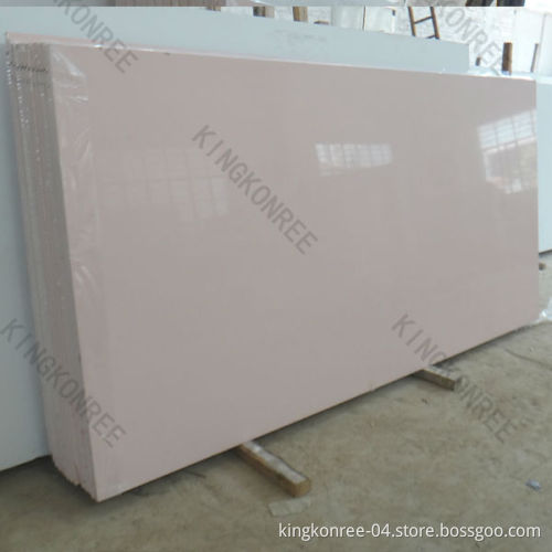 Kingkonree Pink Polished Artificial Slab Quartz Stone (KKR-Q1501151)